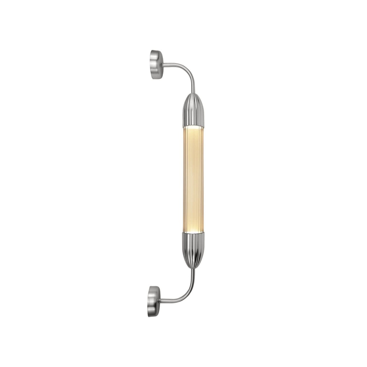 Applique murale Lemon Squeeze en verre, blanc, 15 W, longueur 77 cm