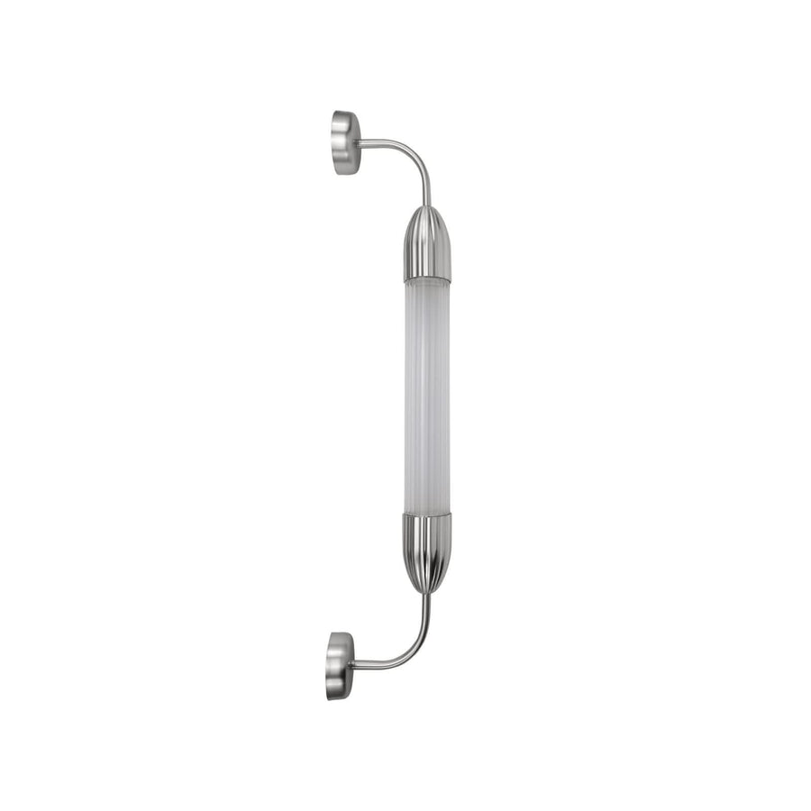 Applique murale Lemon Squeeze en verre, blanc, 15 W, longueur 77 cm