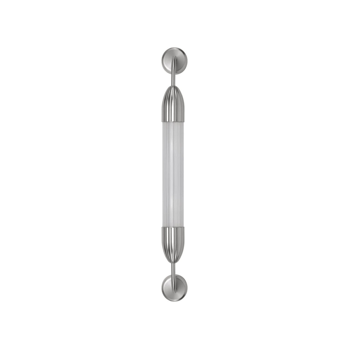 Applique murale Lemon Squeeze en verre, blanc, 15 W, longueur 77 cm