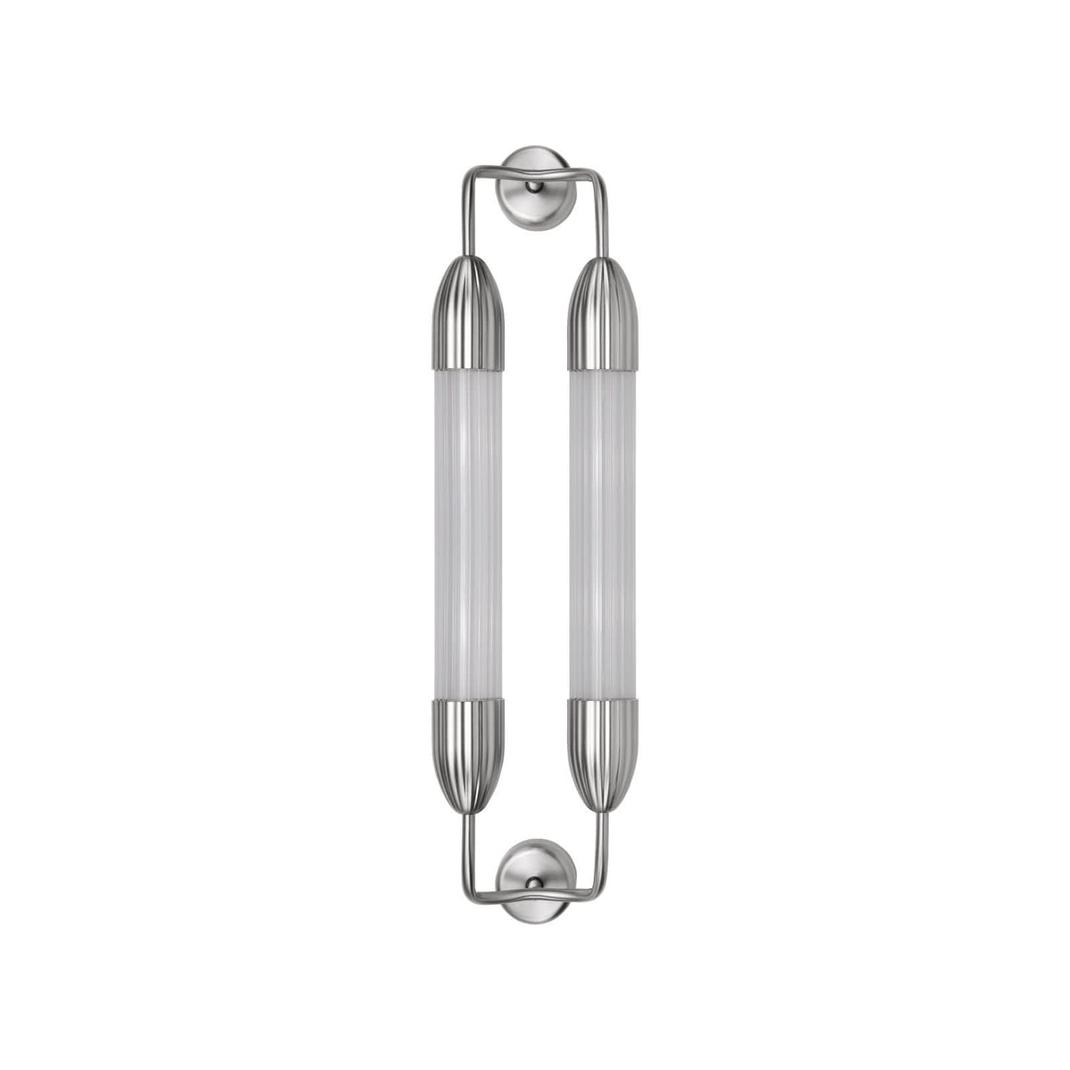 Applique murale Lemon Squeeze en verre, blanc, 2 lumières, 15 W, longueur 77 cm
