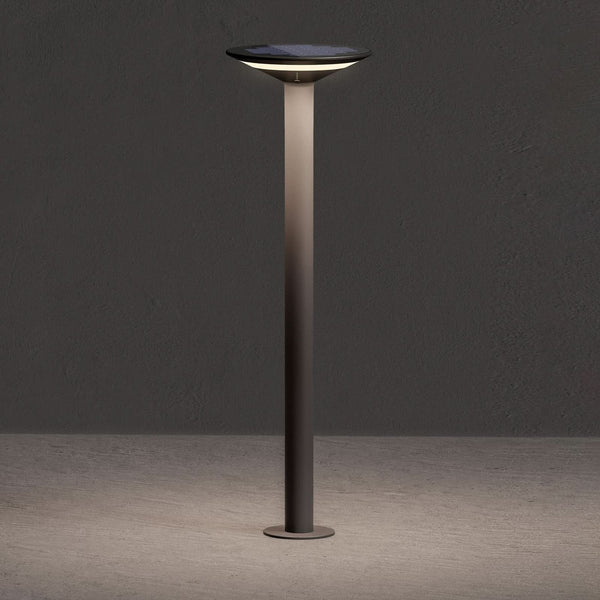 Lampe solaire d'extérieur LED Keope en aluminium, anthracite, Ø 20,5 cm, IP65