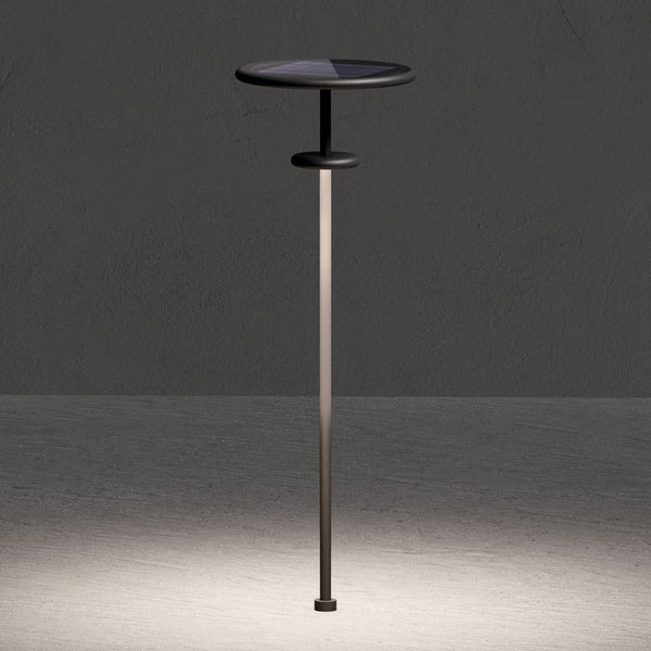 Lampe solaire d'extérieur LED Planet B en aluminium, anthracite, Ø 26 cm, IP65