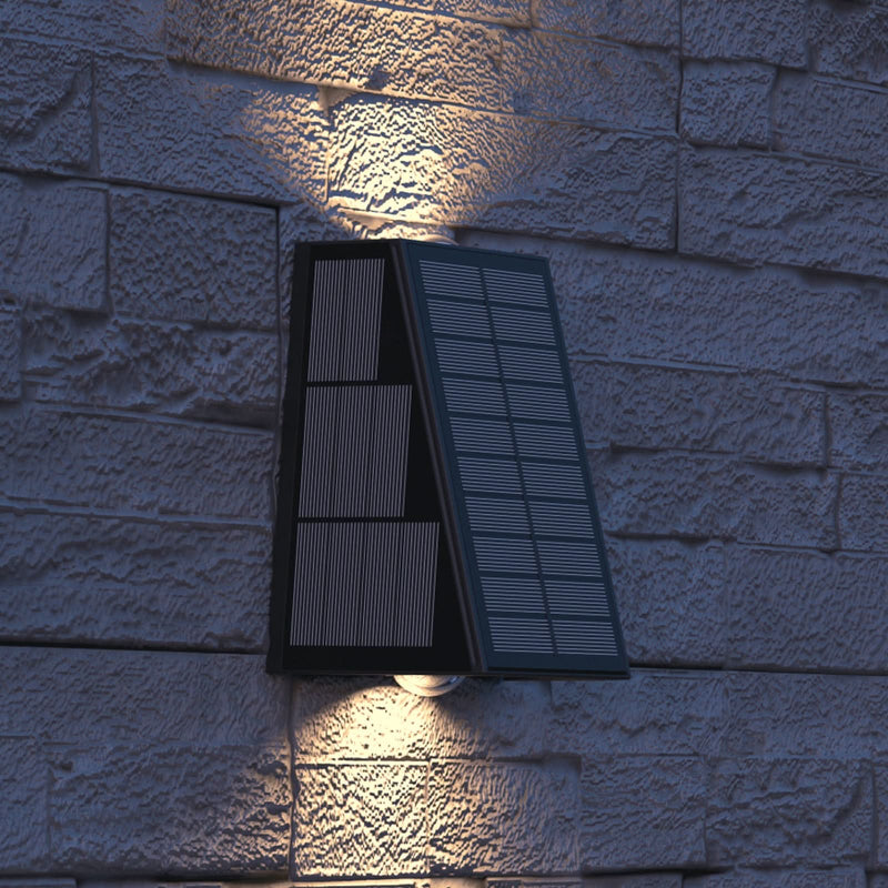 Applique d'extérieur LED Matera, noir, hauteur 15,3 cm, IP44