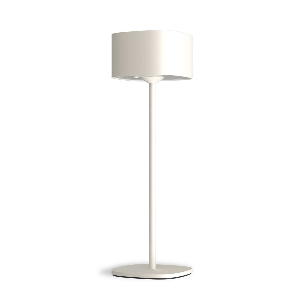Lampe à poser d'extérieur LED rechargeable Serino en aluminium, sable, hauteur 26,2 cm, IP44
