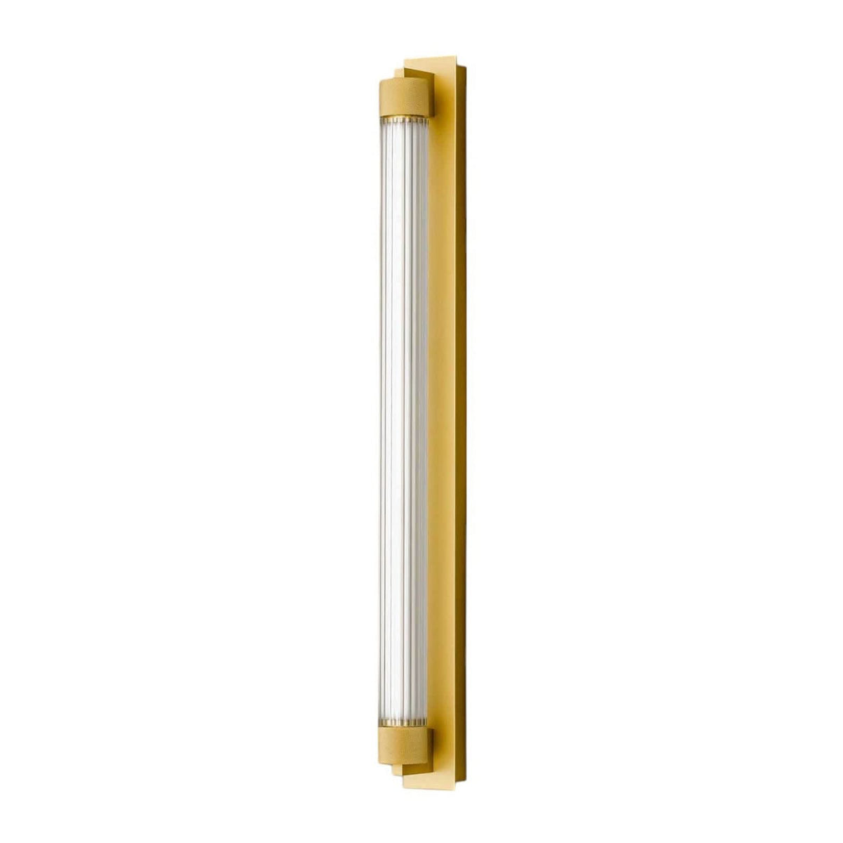 Applique murale LED Charmer en verre, doré, IP44