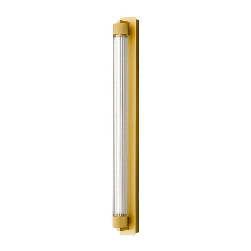 Applique murale LED Charmer en verre, doré, IP44