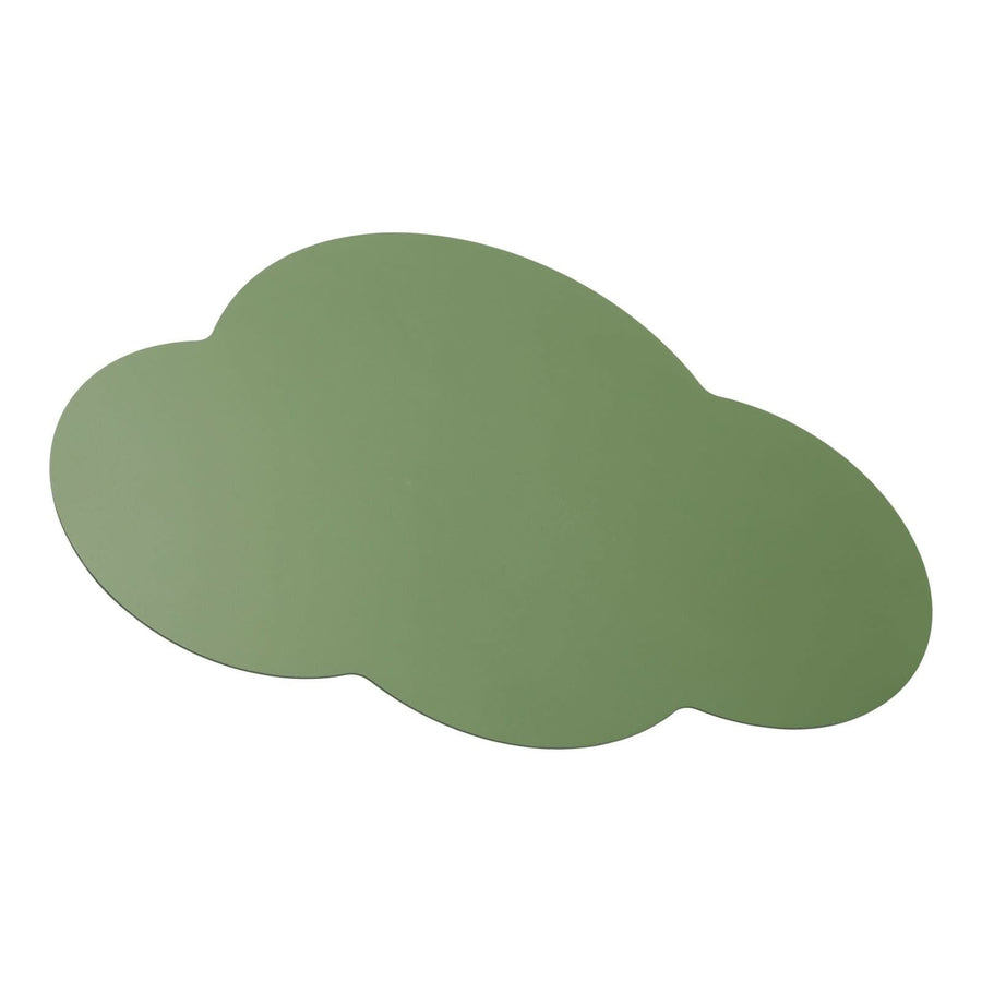 Applique murale Cloud en métal, vert, hauteur 27 cm
