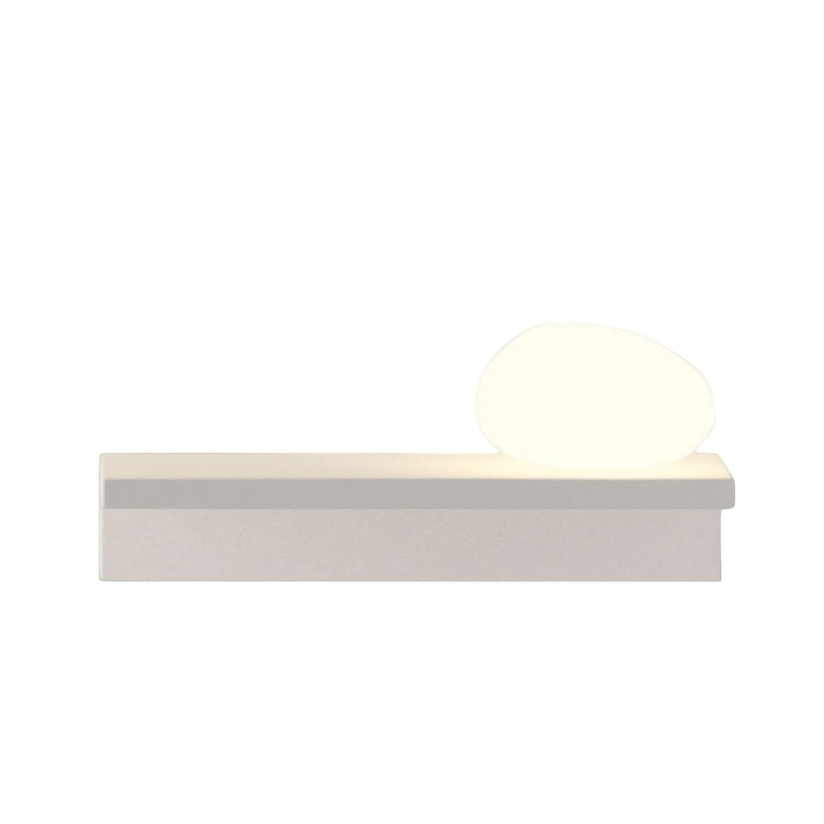 Applique murale LED Suite, blanc mat, hauteur 14 cm