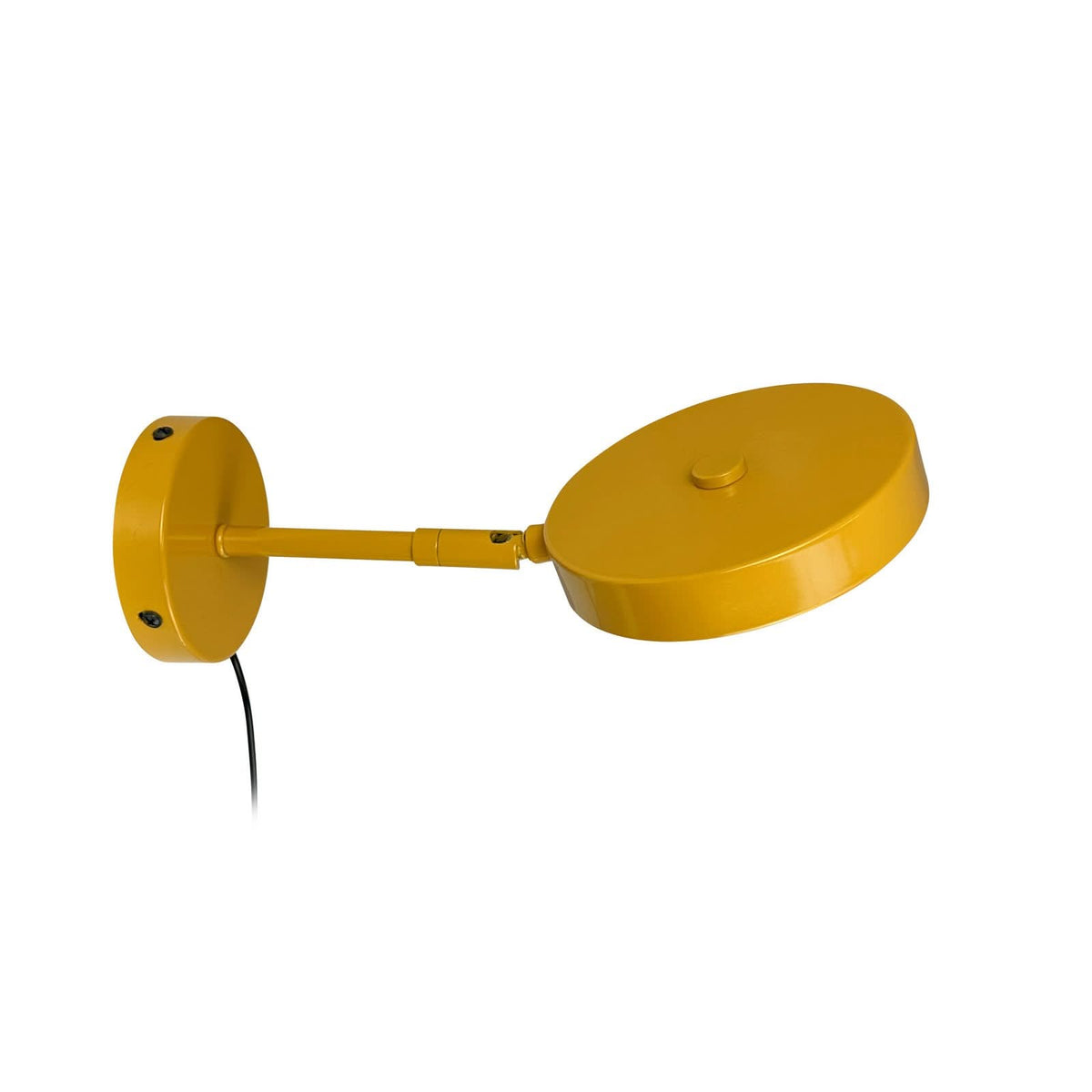 Applique murale LED Starlight en métal, jaune, Ø 14 cm