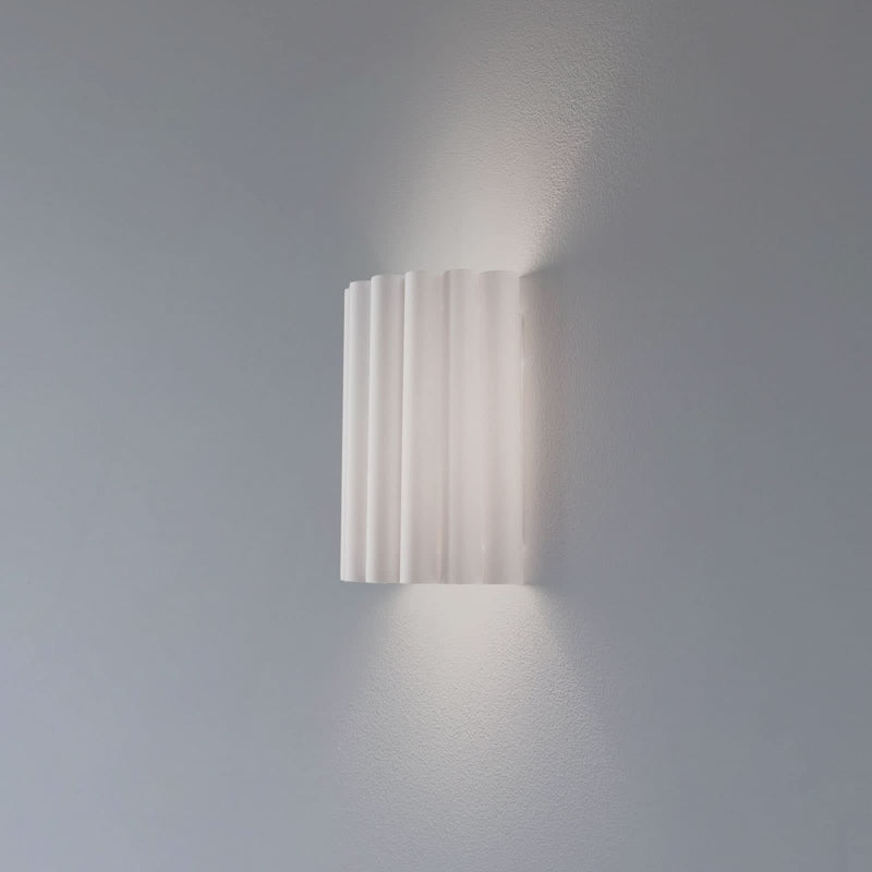 Applique murale Aria, blanc, hauteur 30 cm