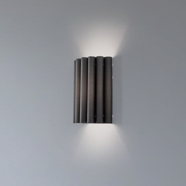Applique murale Aria, noir, hauteur 30 cm