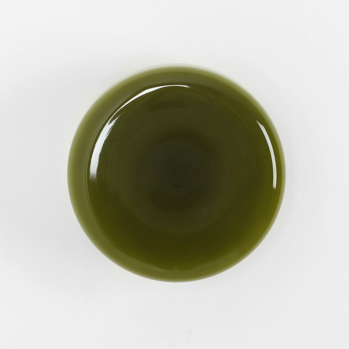 Applique murale BonBon en verre, vert clair, Ø 16 cm