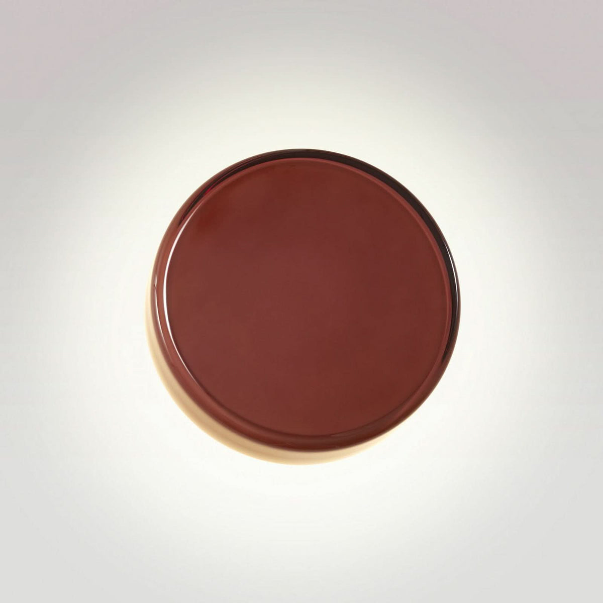 Applique murale LED Caramel en verre, marron et noir, Ø 38 cm