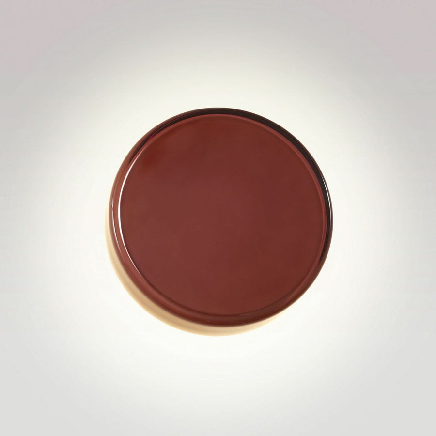 Applique murale LED Caramel en verre, marron et noir, Ø 38 cm