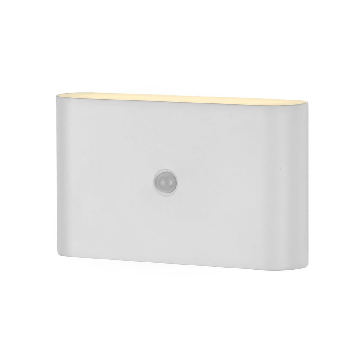 Applique murale LED rechargeable Ziddy en métal, blanc, hauteur 9,5 cm, IP44