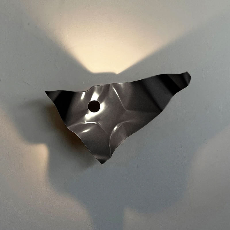 Applique murale LED Zona en acier, anthracite, hauteur 41 cm