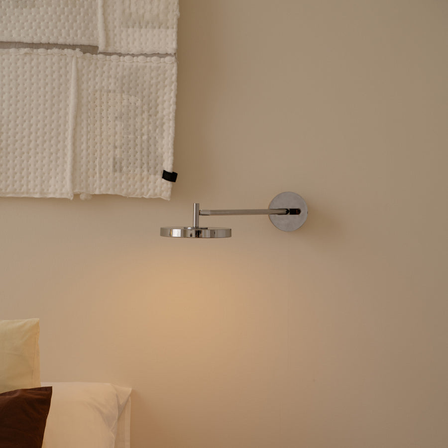 Applique murale LED Asteria Long HW en aluminium, Ø 15 cm