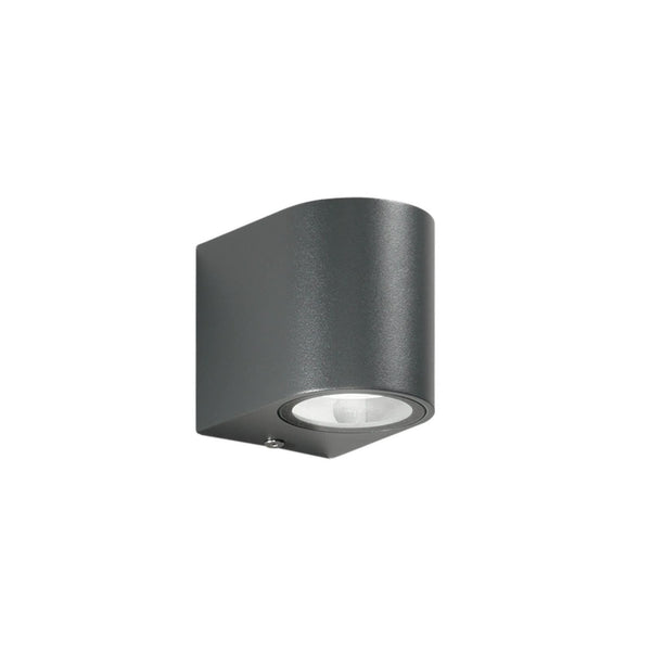 Applique d'extérieur ONE en aluminium, anthracite, hauteur 8 cm, IP54