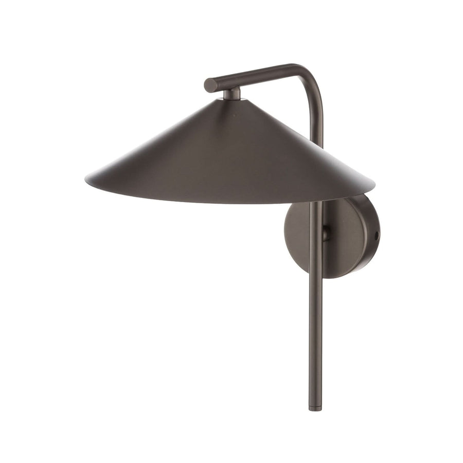Applique murale Lume en métal, marron, hauteur 30,5 cm