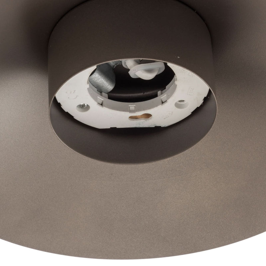 Applique murale Lume en métal, marron, hauteur 30,5 cm