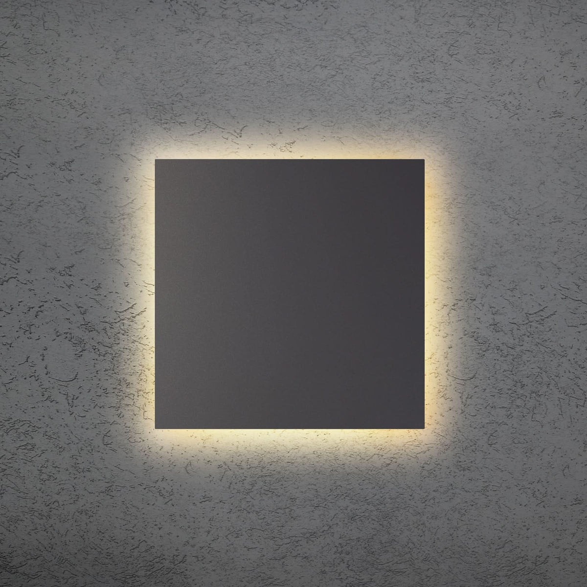 Applique murale LED Blade Q en aluminium, anthracite, hauteur 34 cm