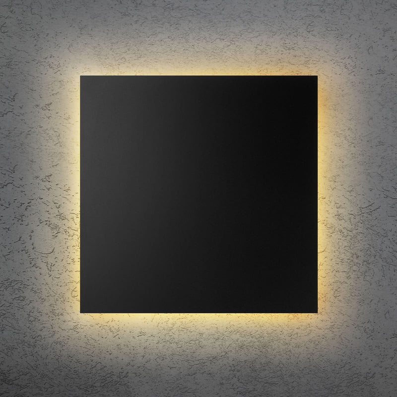 Applique murale LED Blade Q en aluminium, noir, hauteur 44 cm