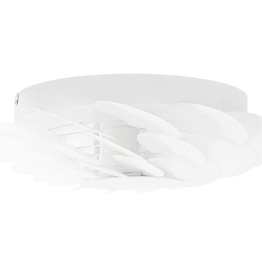 Applique murale LED Bloem, blanc, Ø 37,8 cm