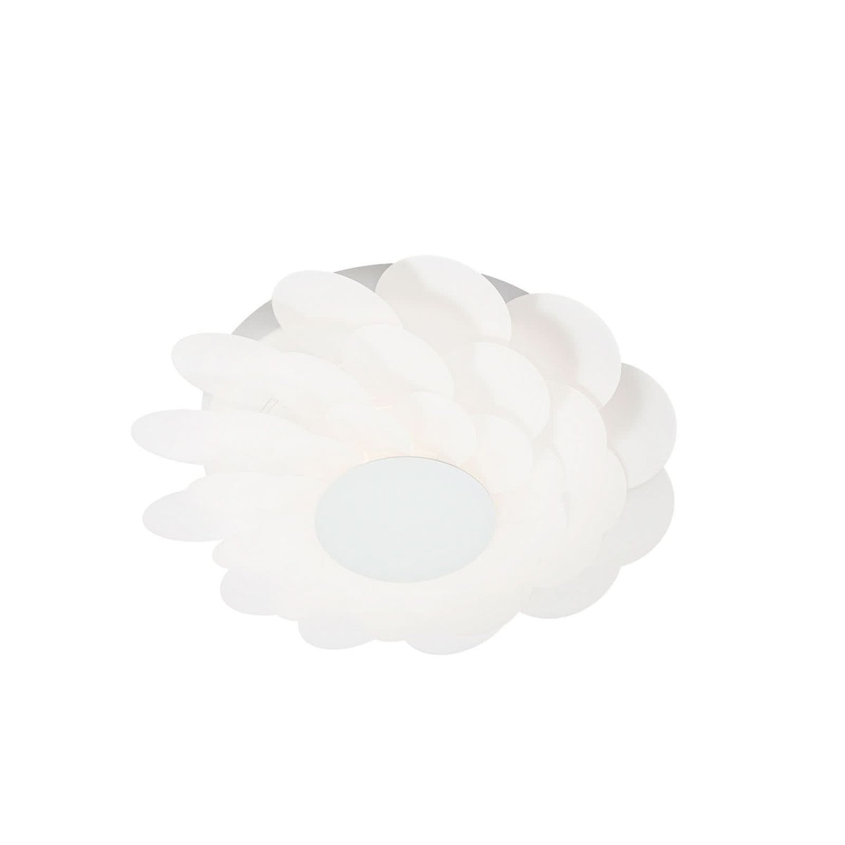 Applique murale LED Bloem, blanc, Ø 37,8 cm