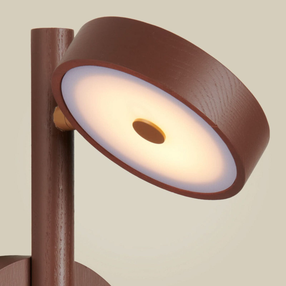 Applique murale LED Okinawa en bois, marron, hauteur 33 cm