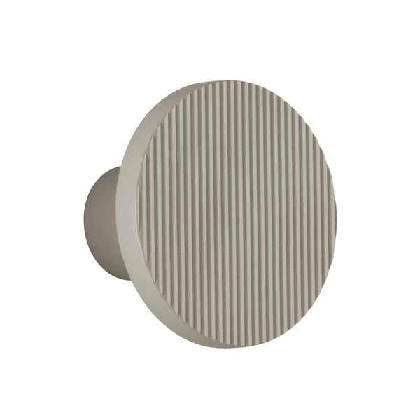 Applique murale LED Arid A/01 en aluminium, gris, Ø 14 cm, IP44