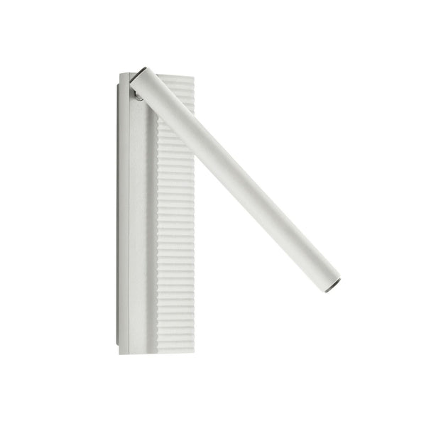 Applique murale LED Arid A/02 en aluminium, blanc, hauteur 20 cm