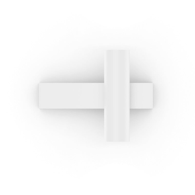 Applique murale LED Ceno 2.0 en aluminium, blanc, Ø 3,5 cm