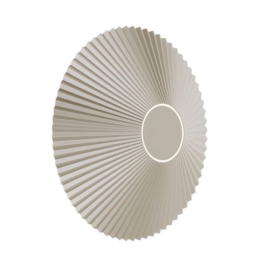 Applique murale LED Ballerina en aluminium, crème, Ø 35 cm