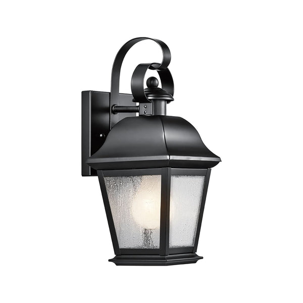 Applique d'extérieur Mount Vernon en aluminium, noir, Ø 31,8 cm, IP44