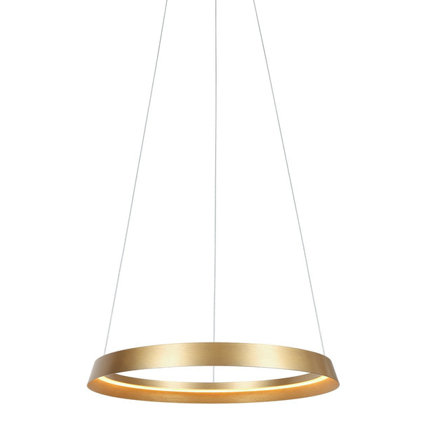 Ringlux gold pendant light