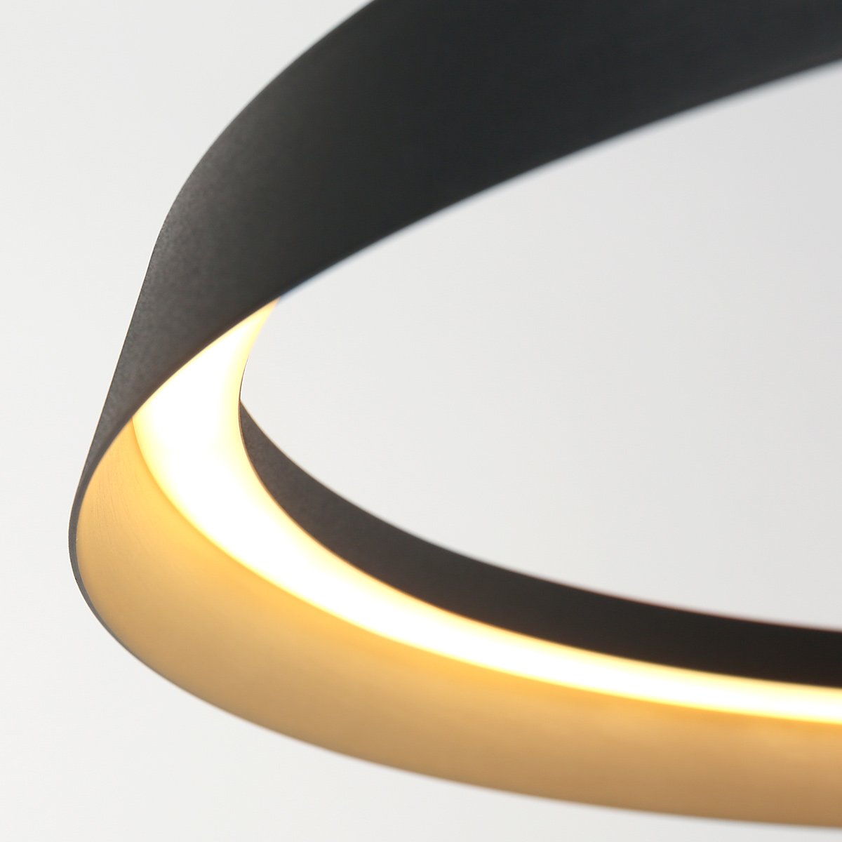 Suspension luminaire Ringlux noir