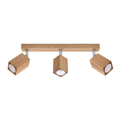 KEKE 3 oak ceiling light