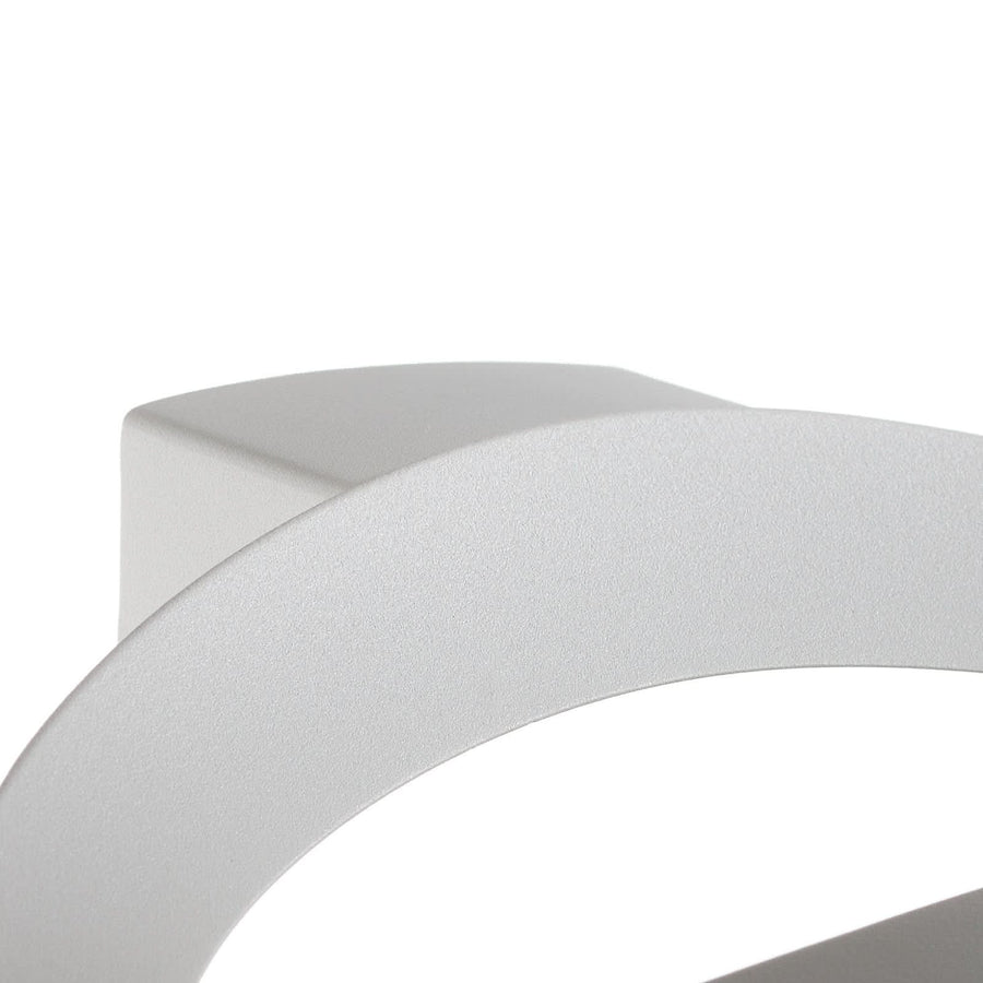 Applique murale Mesmeri en aluminium, blanc, hauteur 7,9 cm
