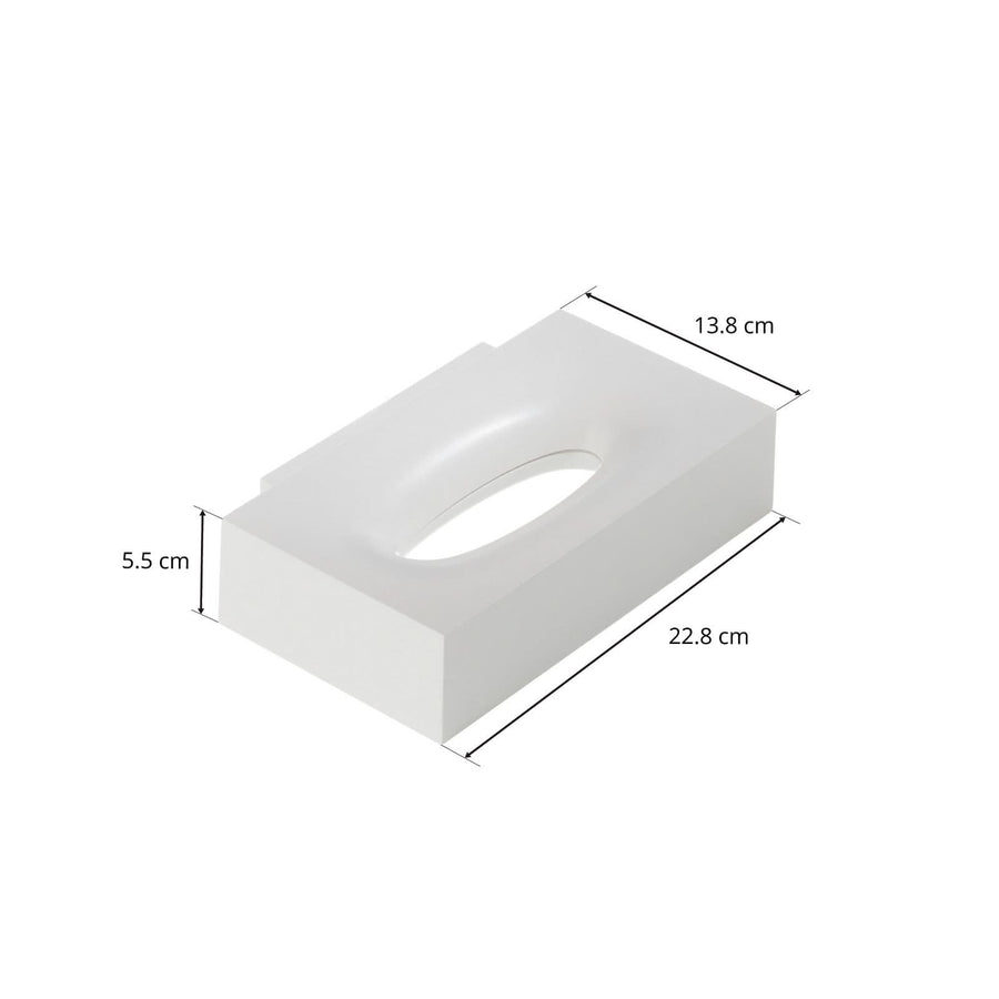 Applique murale LED Melete en aluminium, blanc, hauteur 5,5 cm