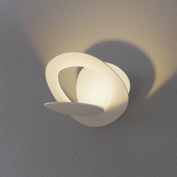 Applique murale LED Pirce Micro en aluminium, blanc, hauteur 14,8 cm, 3000 K