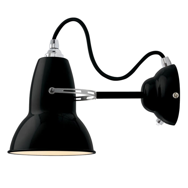 Applique murale Original 1227 en acier, noir, hauteur 15 cm