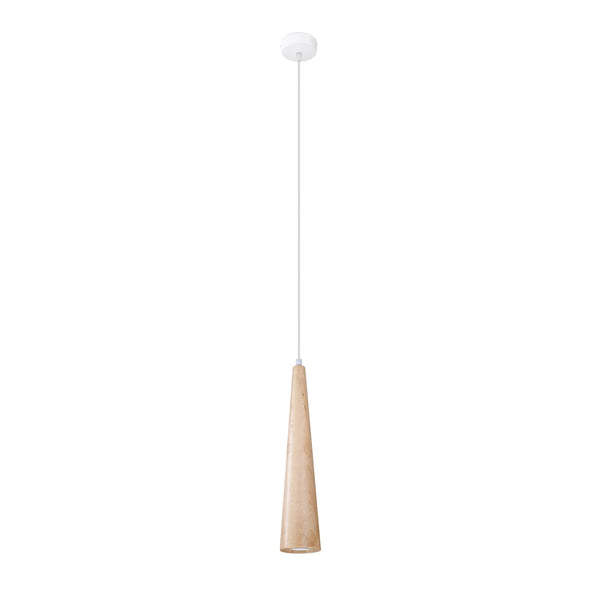SULA 1 natural wood pendant lamp