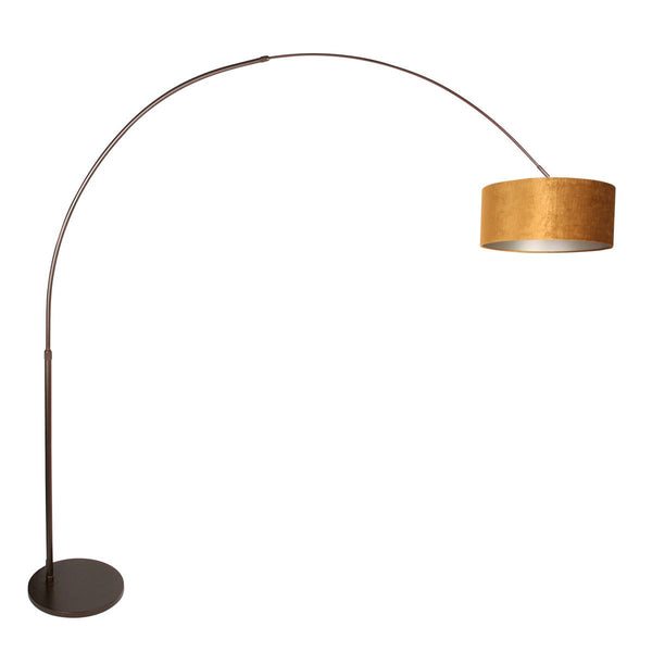 Sparkled Light gold floor lamp