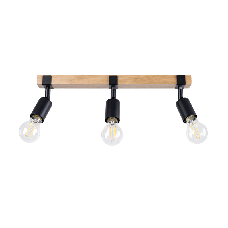 ZUCA 3 black ceiling light
