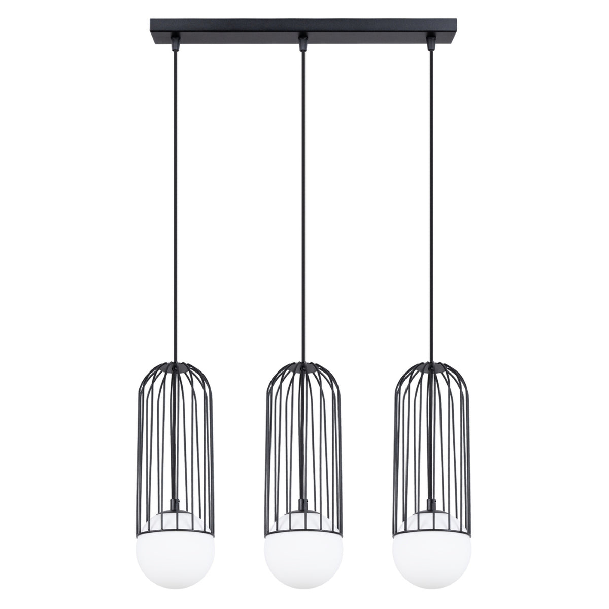 Lampe suspendue BRINA 3L Noir