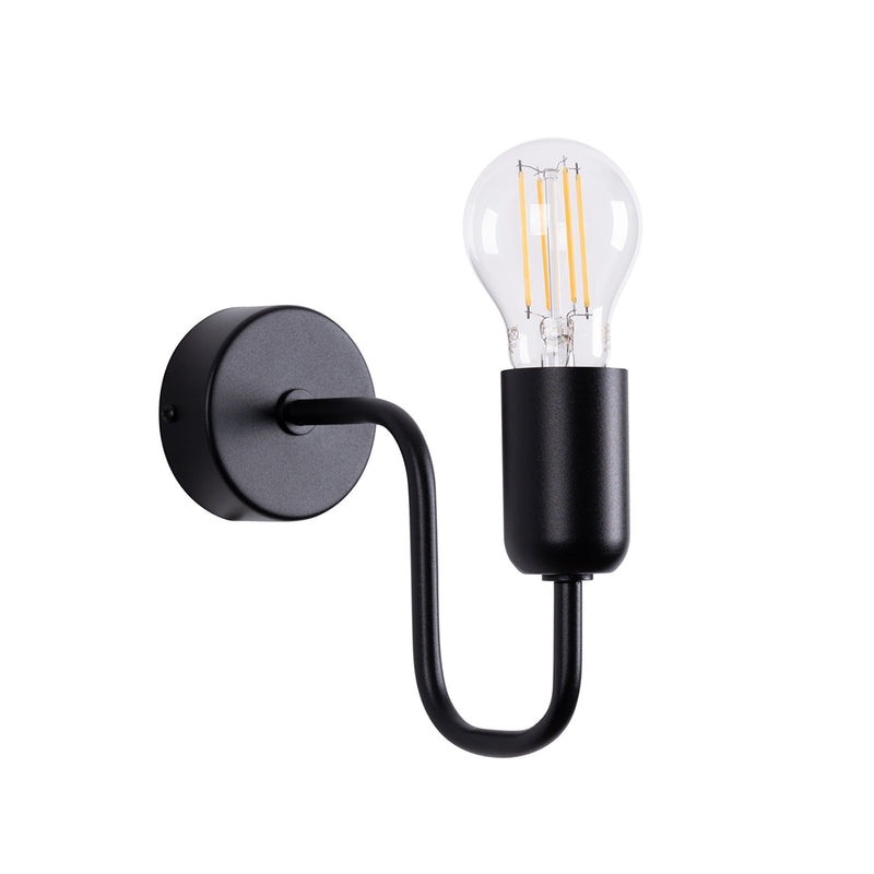 Black VECTOR wall light