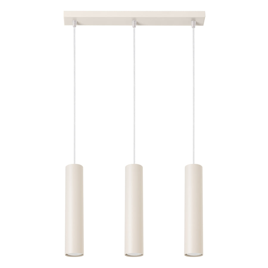 Lampe suspendue LAGOS 3L Beige