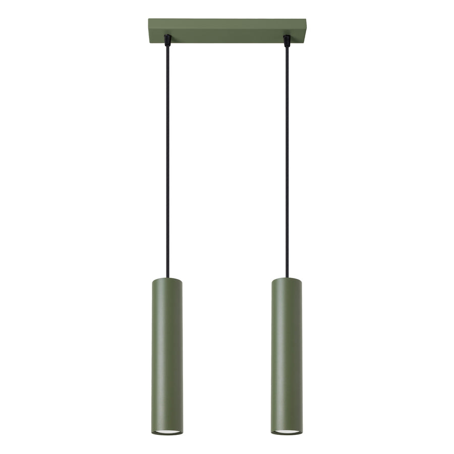 Lampe suspendue LAGOS 2 Vert olive