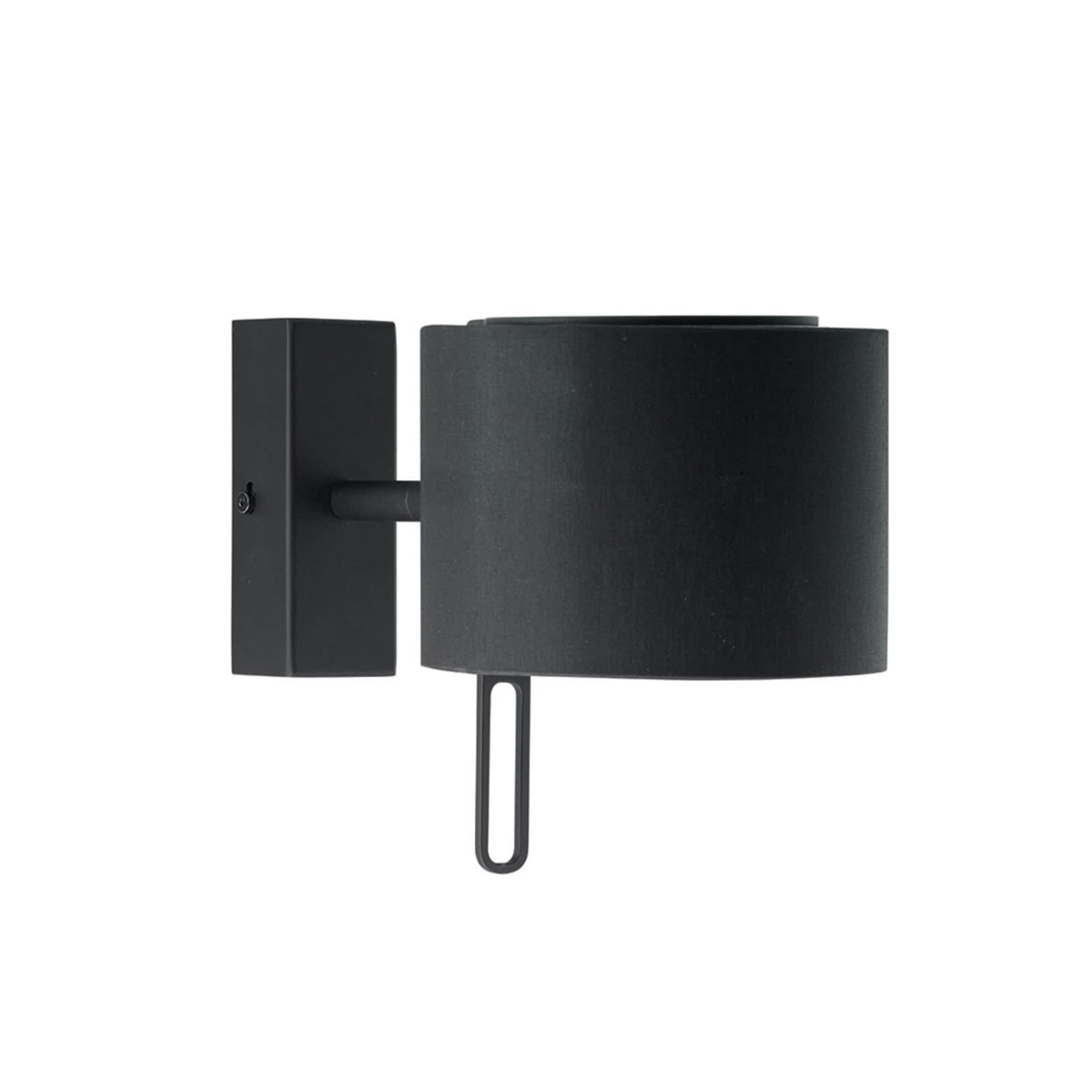 Applique murale 58151080 en laiton, noir, hauteur 17 cm