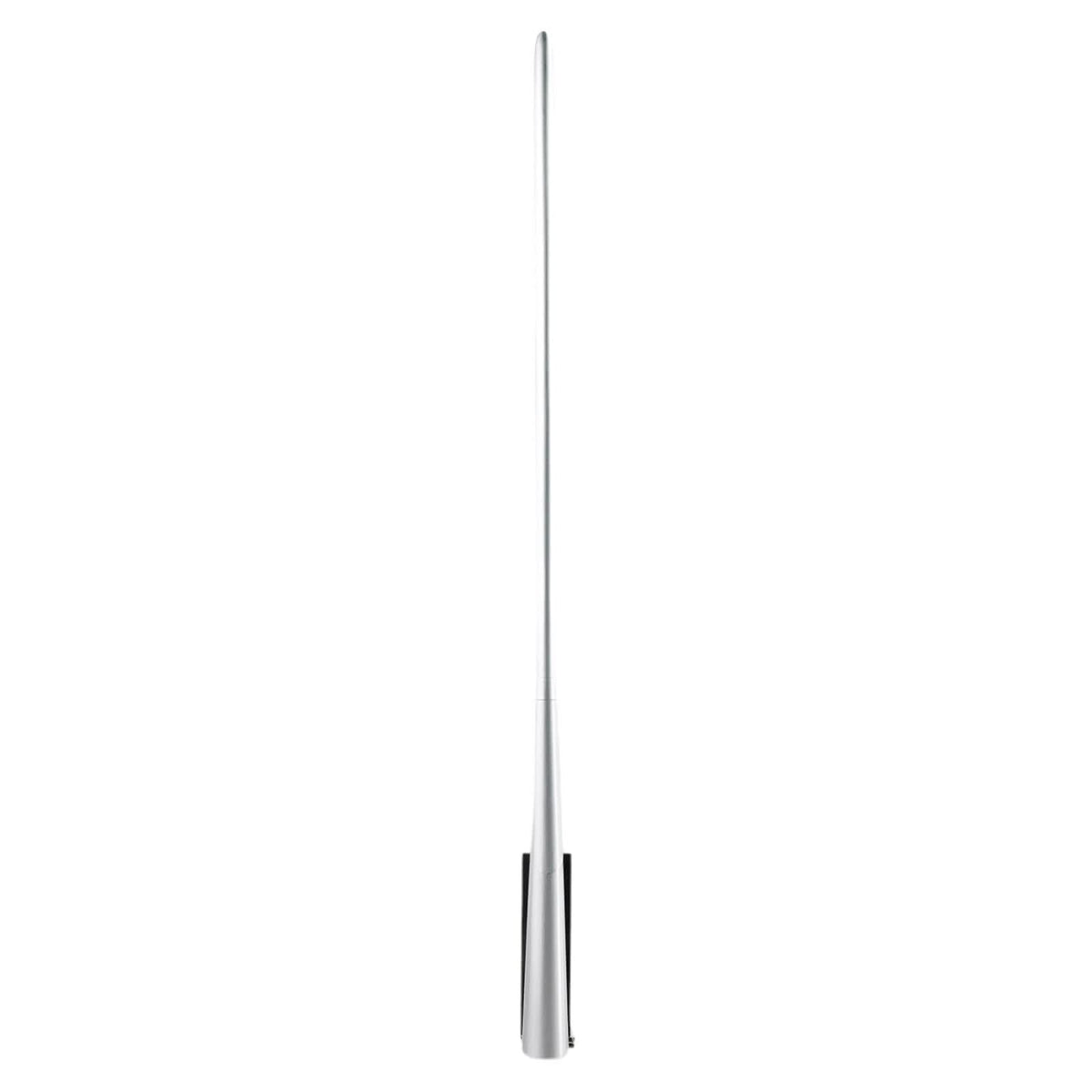 Applique murale LED Eliana W2 en métal, gris brillant, hauteur 98 cm
